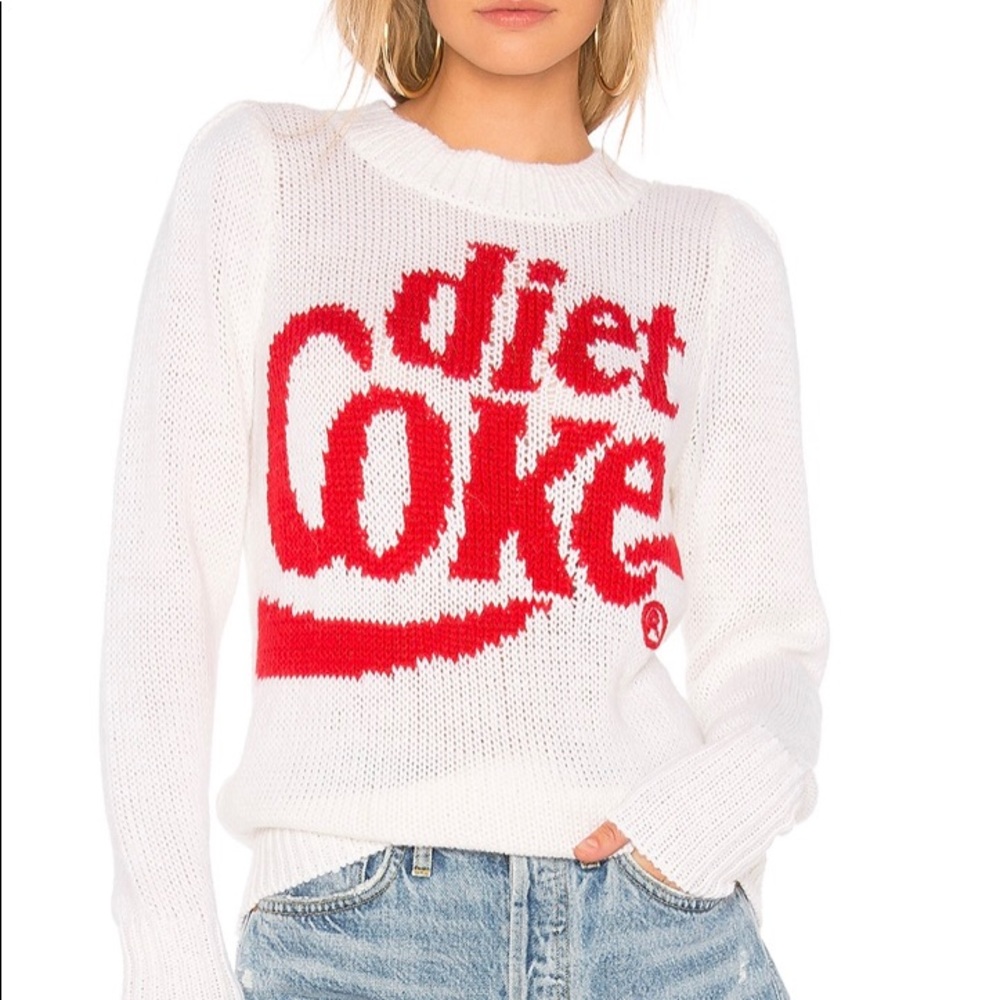 WILDFOX women’s pullover Diet Coke sweater